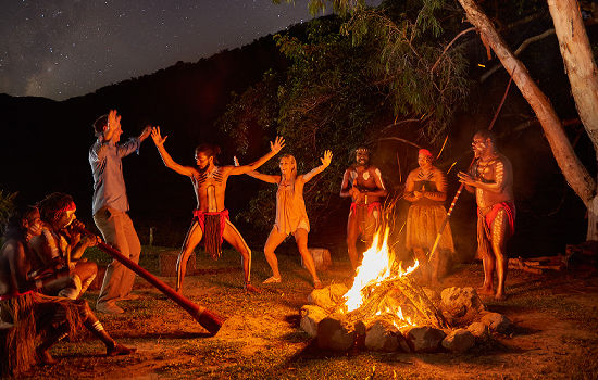 Tjapukai Dinner & Show from Port Douglas Sacred Corroboree